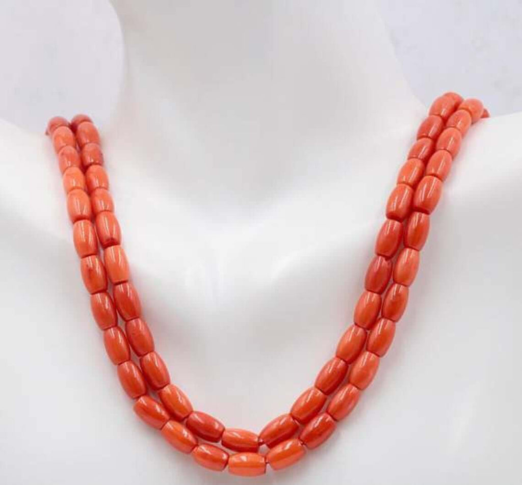 Natural Orange Coral Beads for DIY Jewelry Project