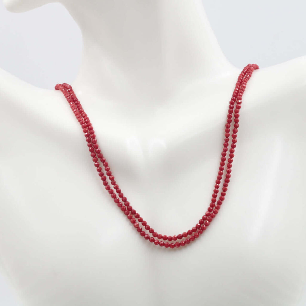 Natural Italian Red Coral Beads for DIY Necklace Design