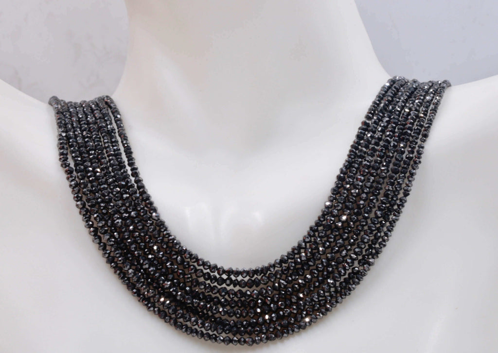 Black Diamond Beads for April Birthstone DIY