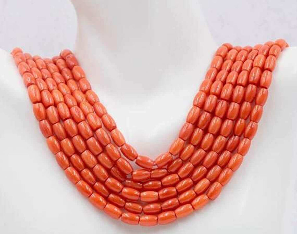 Natural Orange Coral Beads Wholesale & Retail for DIY Jewelry making