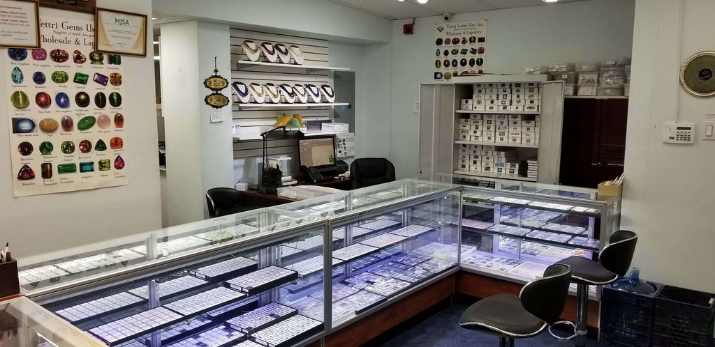 Natural Gemstones & Jewelry Store Interior Display