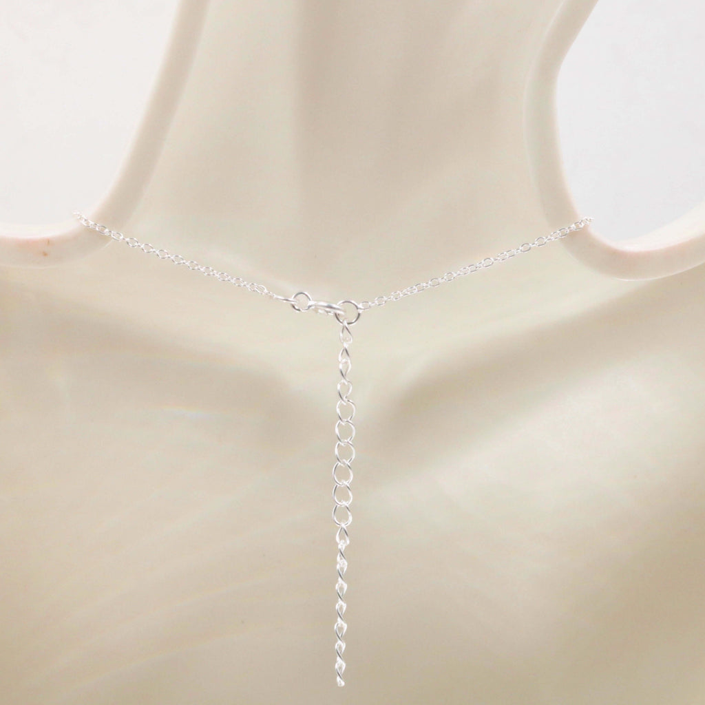 Sapphire, Ruby & Emerald Birthstone Necklace: Dainty Charm