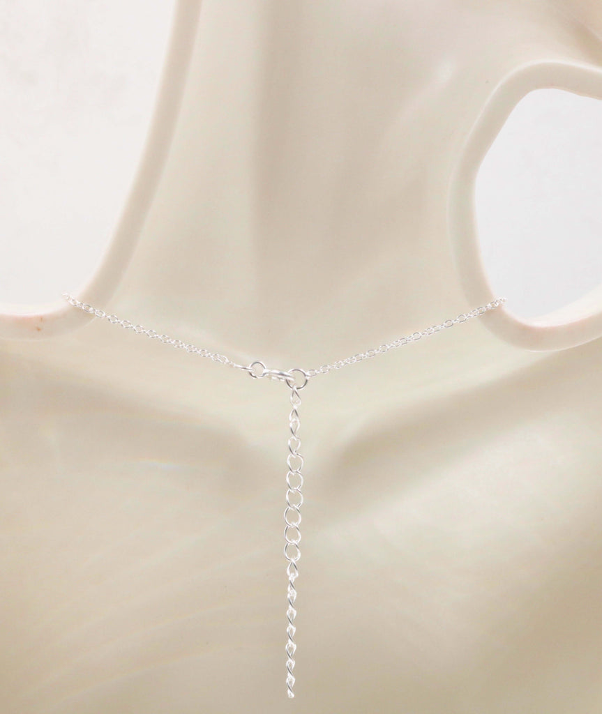 Sapphire, Ruby & Emerald Birthstone Necklace: Dainty Charm