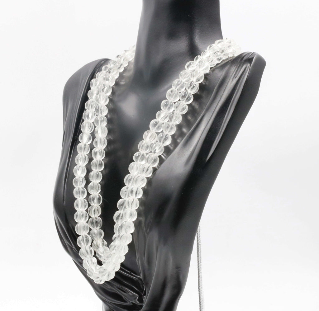 Natural Clear Quartz Necklace Design Collection