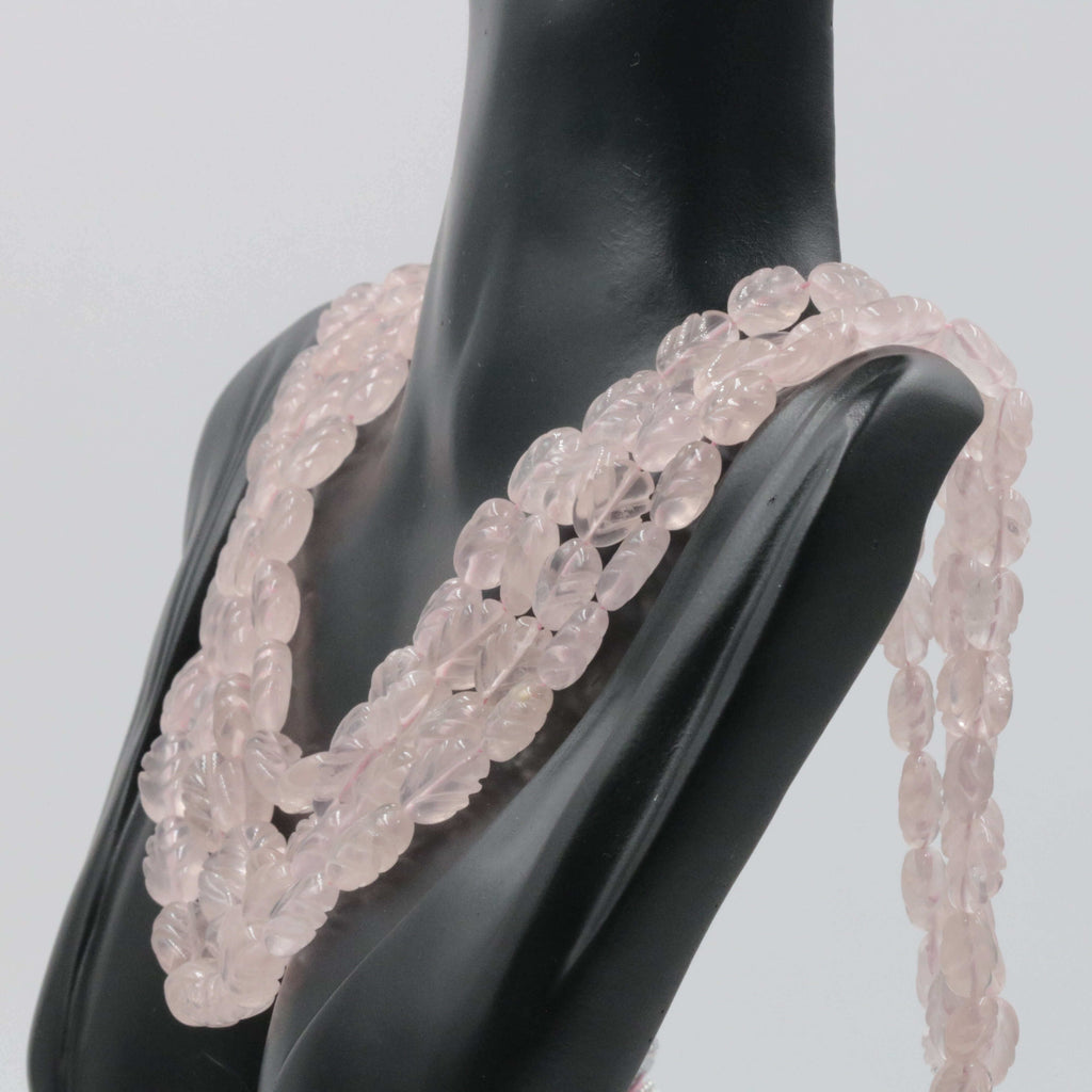 Rose Quartz Carved Gemstone Jewelry: Stylish Charm