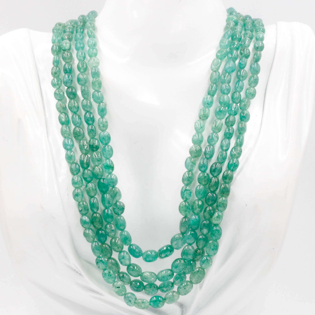 Natural Emerald Jewelry: Necklace for Birthday Present