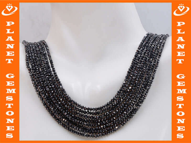 DIY Black Diamond Beads for April Birthstone Jewelry