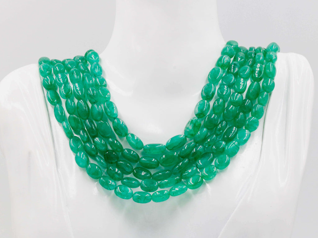 Natural Emerald Necklace Collection - Sarafa Design