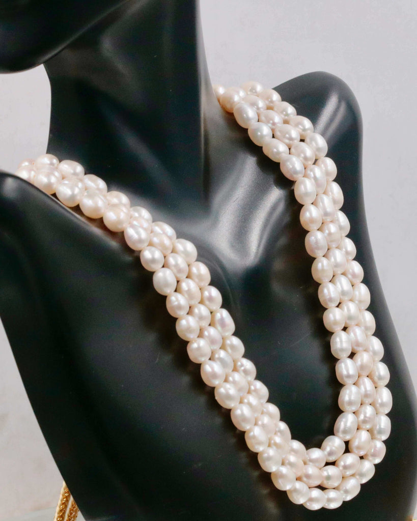 Small Beaded White Cultured Pearl Jewelry Design
