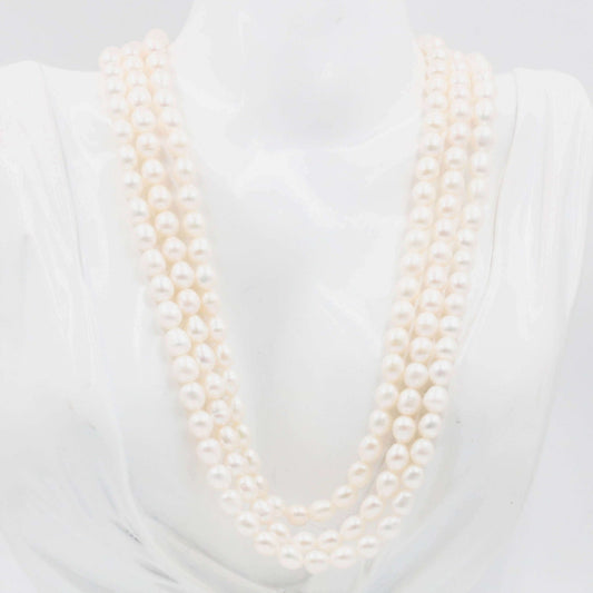 Cultured Pearl Beaded Necklace - Taj Mahal Gems