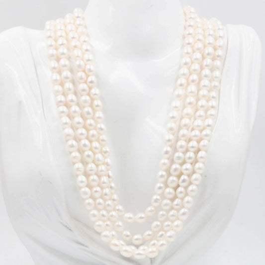 Cultured Pearl Beaded Necklace - Taj Mahal Gems