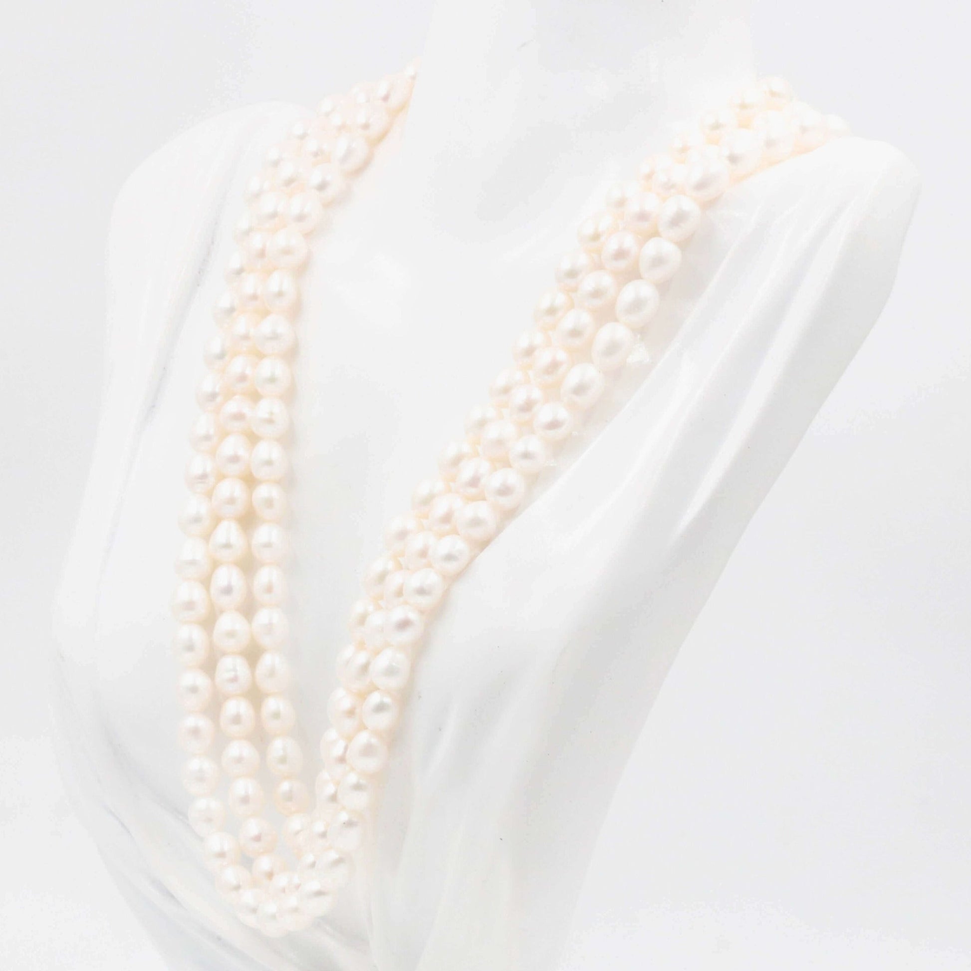 Cultured Pearl Beaded Necklace - Taj Mahal Gems