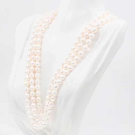 Cultured Pearl Beaded Necklace - Taj Mahal Gems