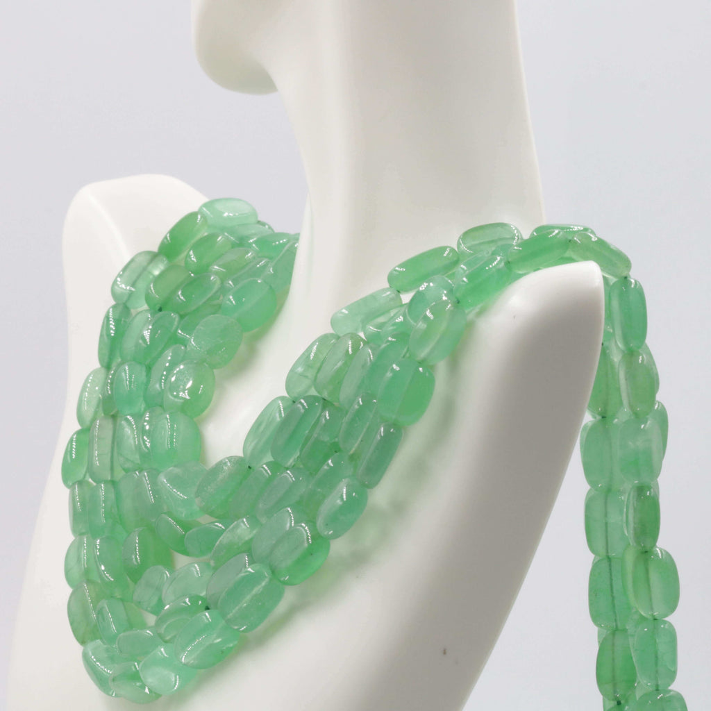 Natural Emerald Jewelry: Necklace for Green Saree/Sari