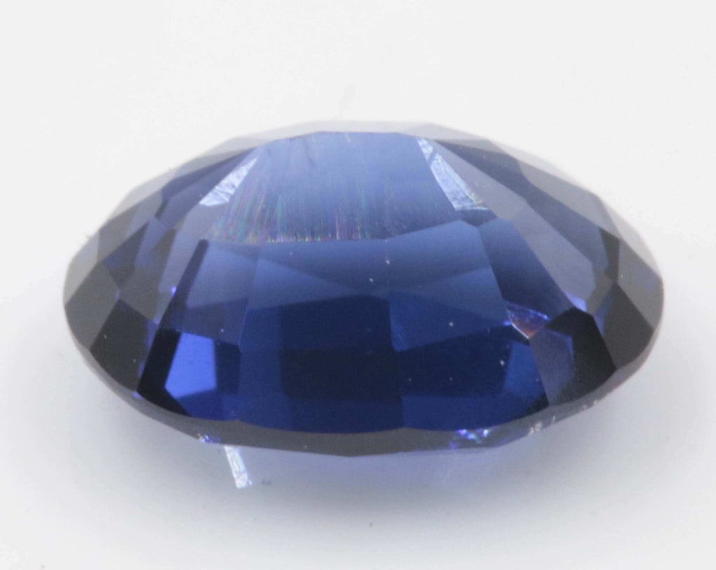Natural blue sapphire cushion cut faceted gemstone wholesale