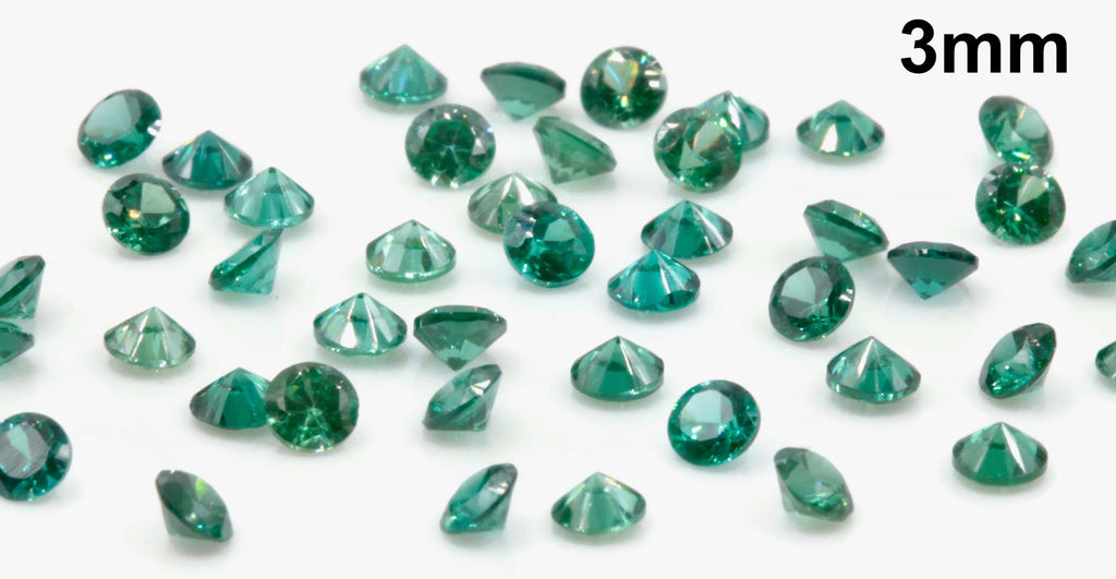 DIY Jewelry Supplies Wholesale & Retail for Natural Green Cubic Zircon