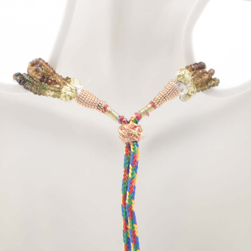 Natural Colorful Tourmaline Necklace - Indian Traditional Jewelry