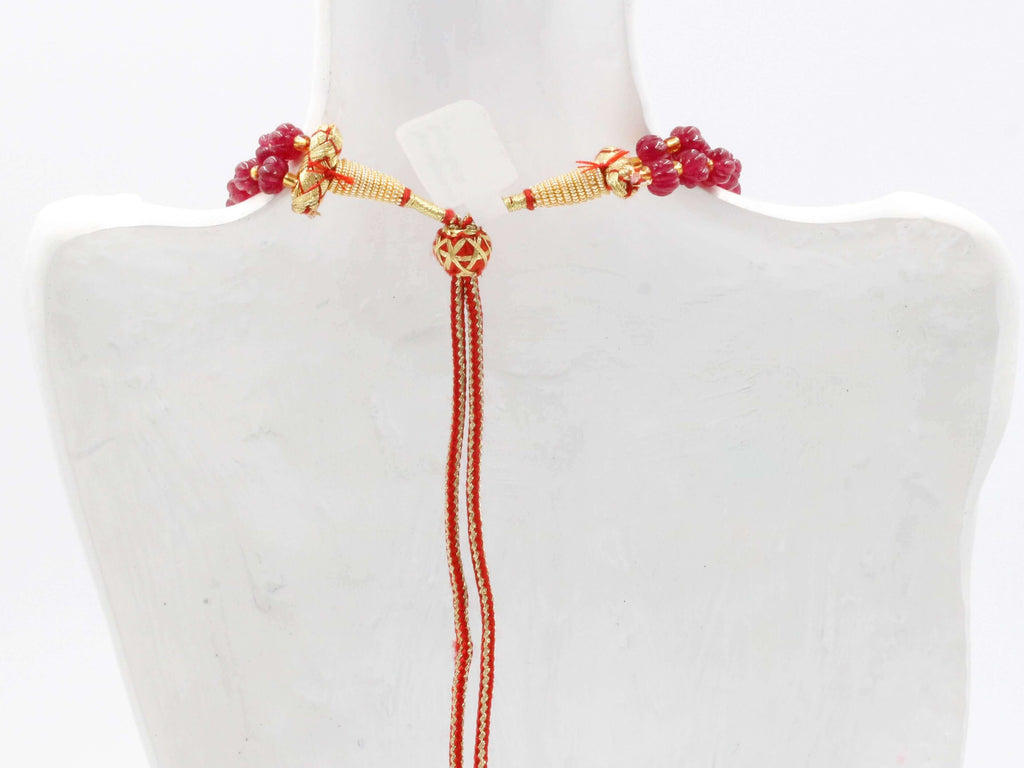 Quartz Beaded Gemstone Necklace: Radiant Beauty
