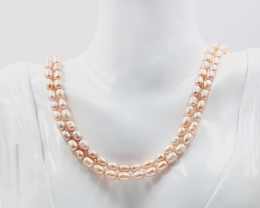 Freshwater Cultured Pink Pearl Necklace - Taj Mahal Gems