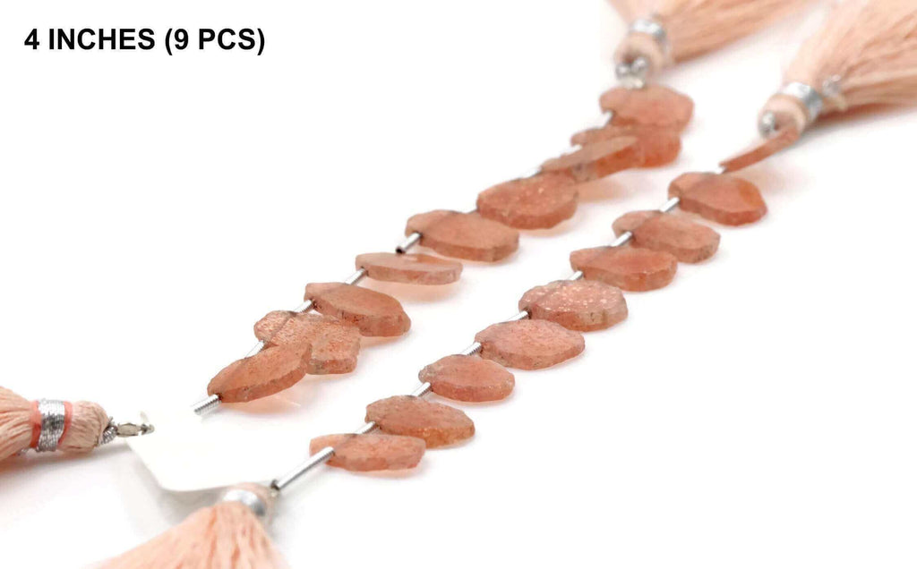 Genuine Sunstone Necklace: Natural Gem Elegance