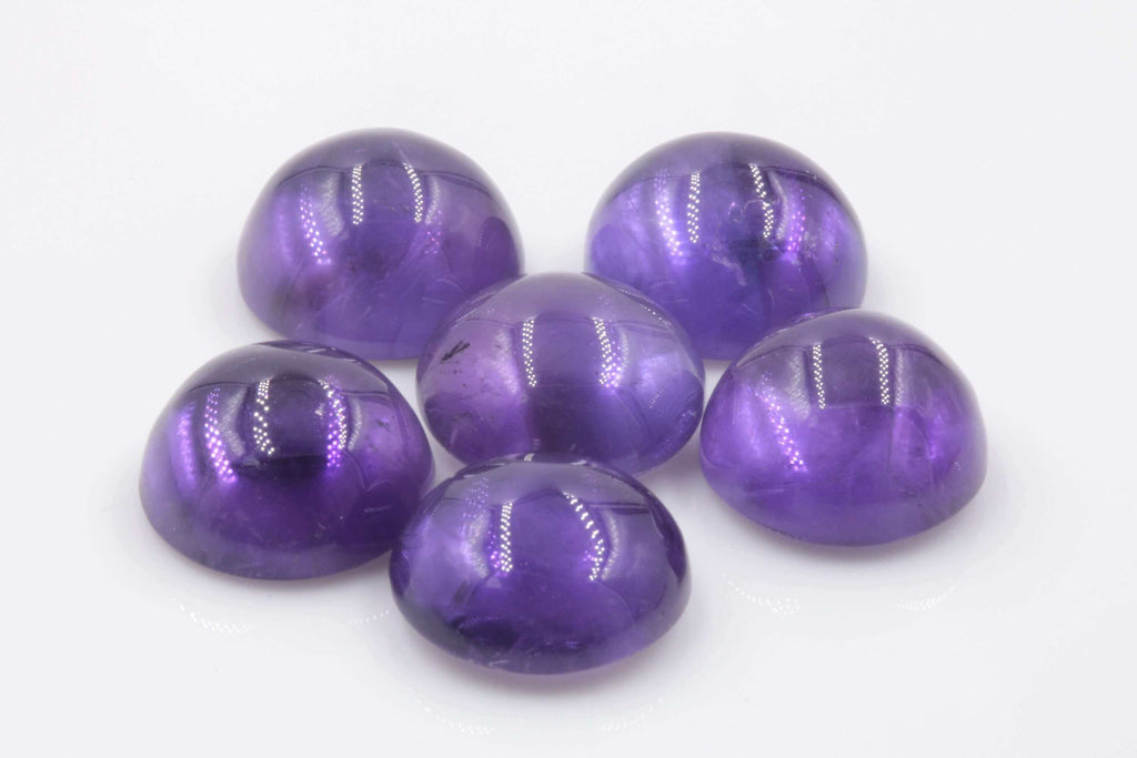 Artisanal DIY: Loose Purple Amethyst Gemstones