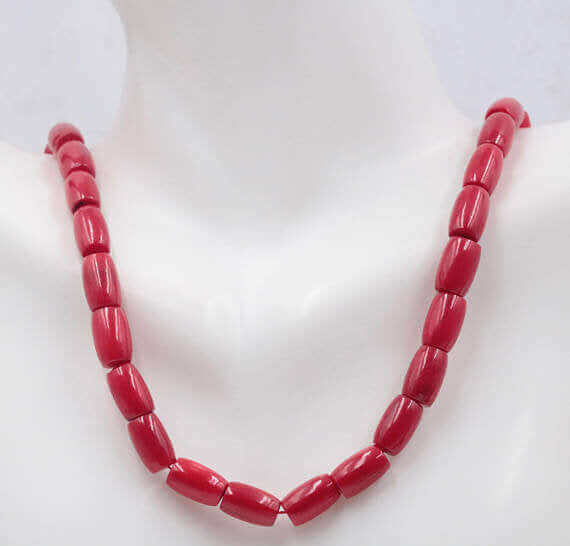 DIY Handmade Jewelry Design with Red Coral Beads