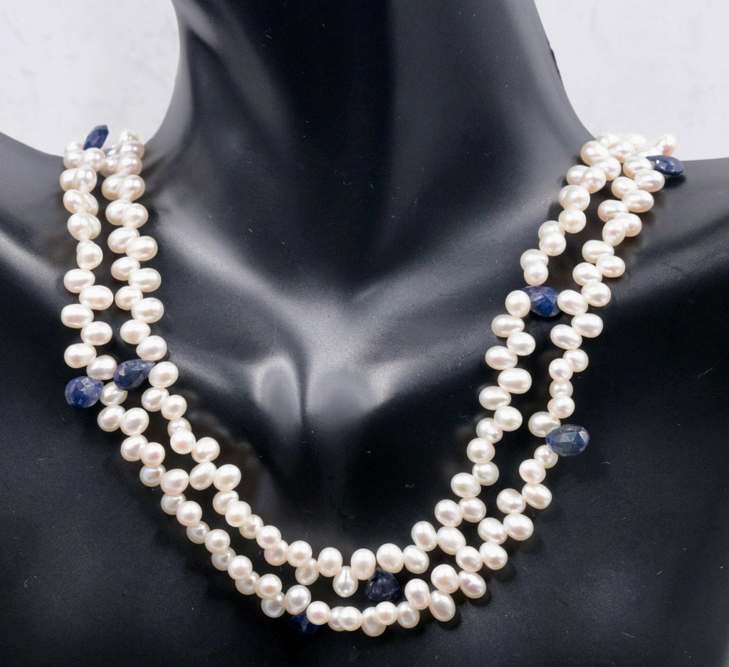 Vintage Style Fresh Water Pearl Necklace Design