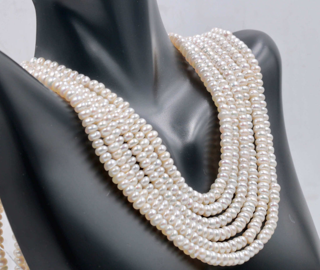 Fresh Water Pearl Necklace with Small Beads