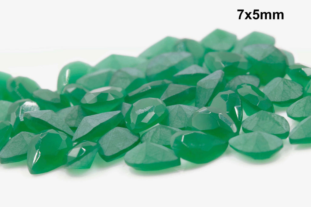 Make DIY Jewelry for May Birthday Present - Faceted Emerald