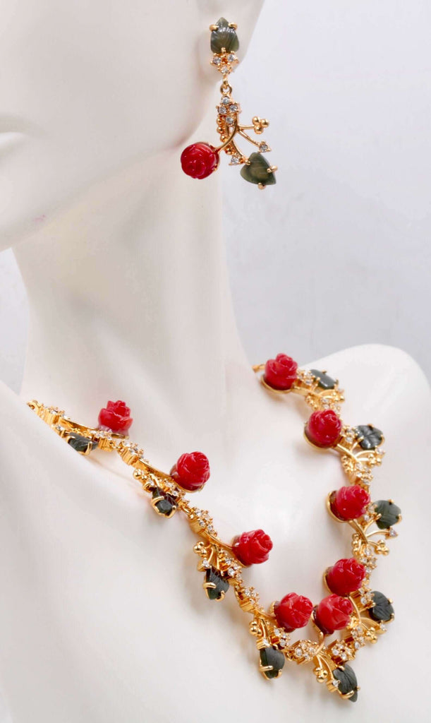 Best Jewelry for Bridesmaid: Coral Jewelry Set