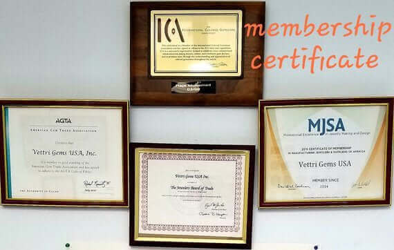 AGTA, ICA, JBT, Polygon and IDCA Certificates