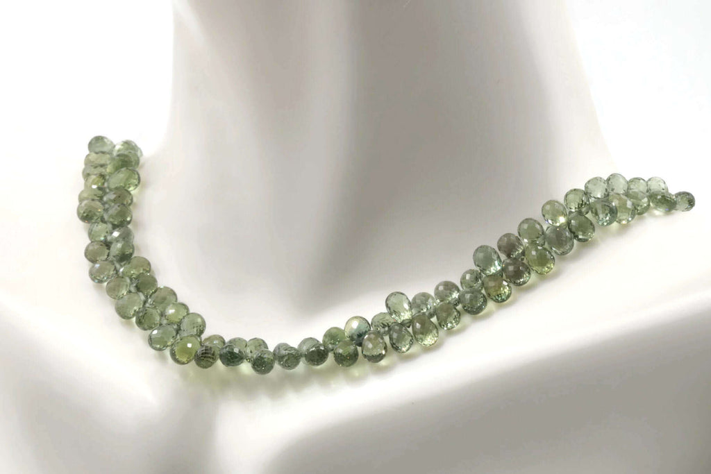 Craft your DIY Jewelry with September Birthstone Sapphire Briolette Drops