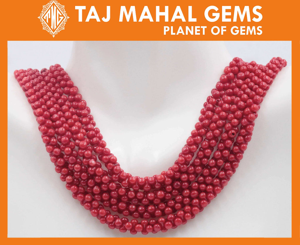 Natural Red Coral Beads for DIY Jewelry Making