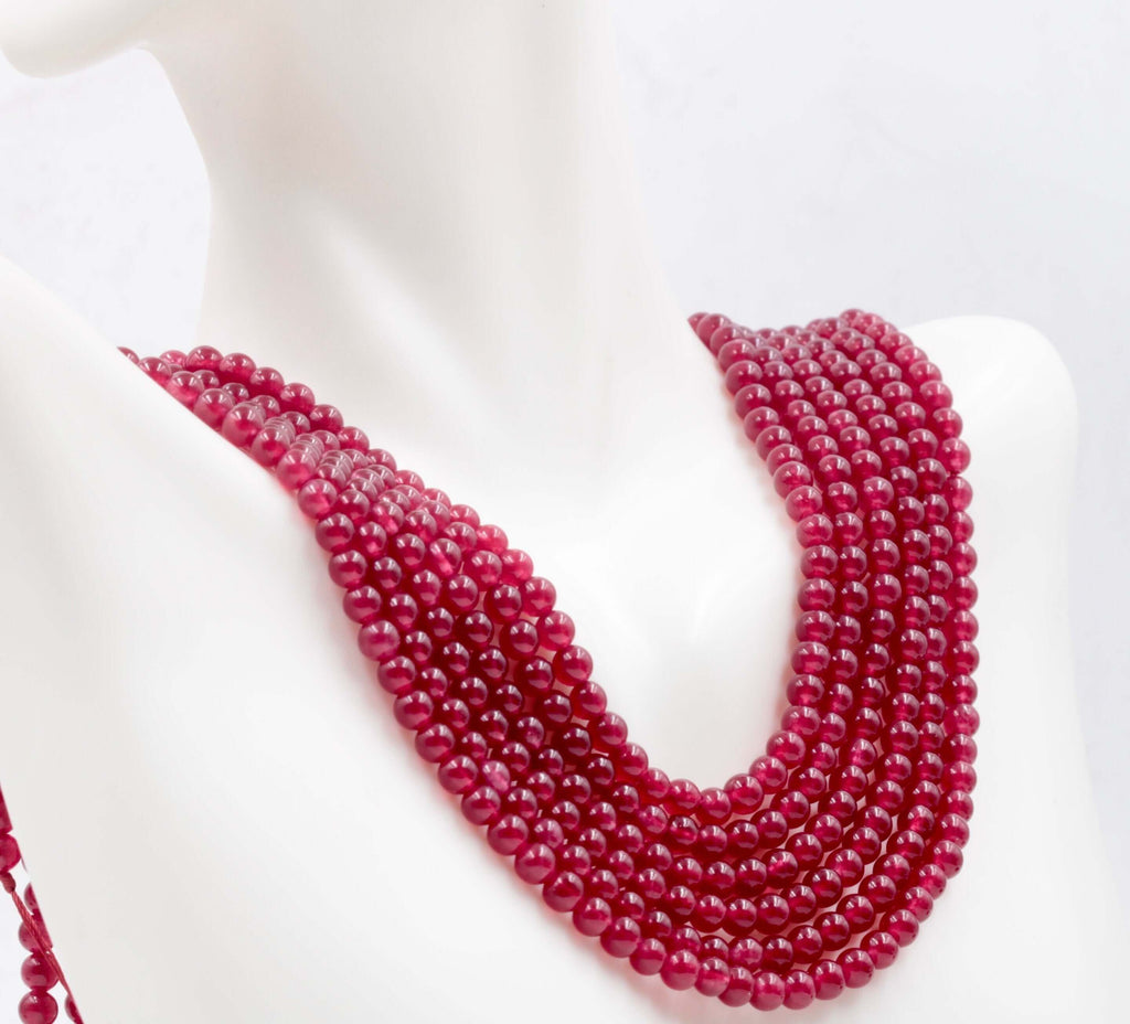 Natural Red Quartz Beads for DIY Jewelry Making Idea