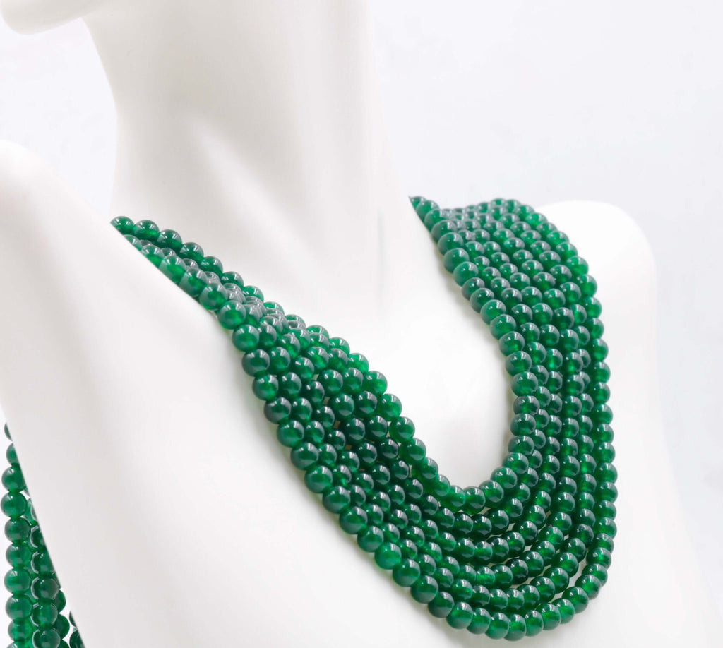 Natural Green Quartz Beads for DIY Jewelry Design