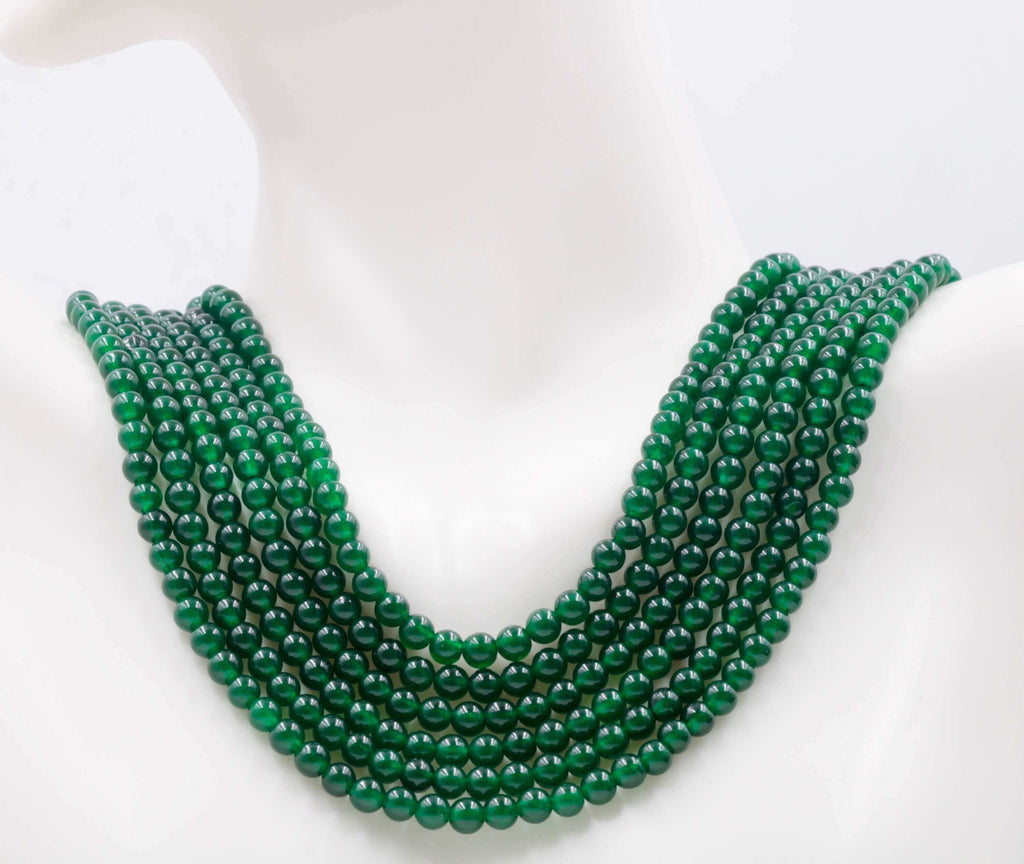 Natural Green Quartz Beads for DIY Jewelry Collection