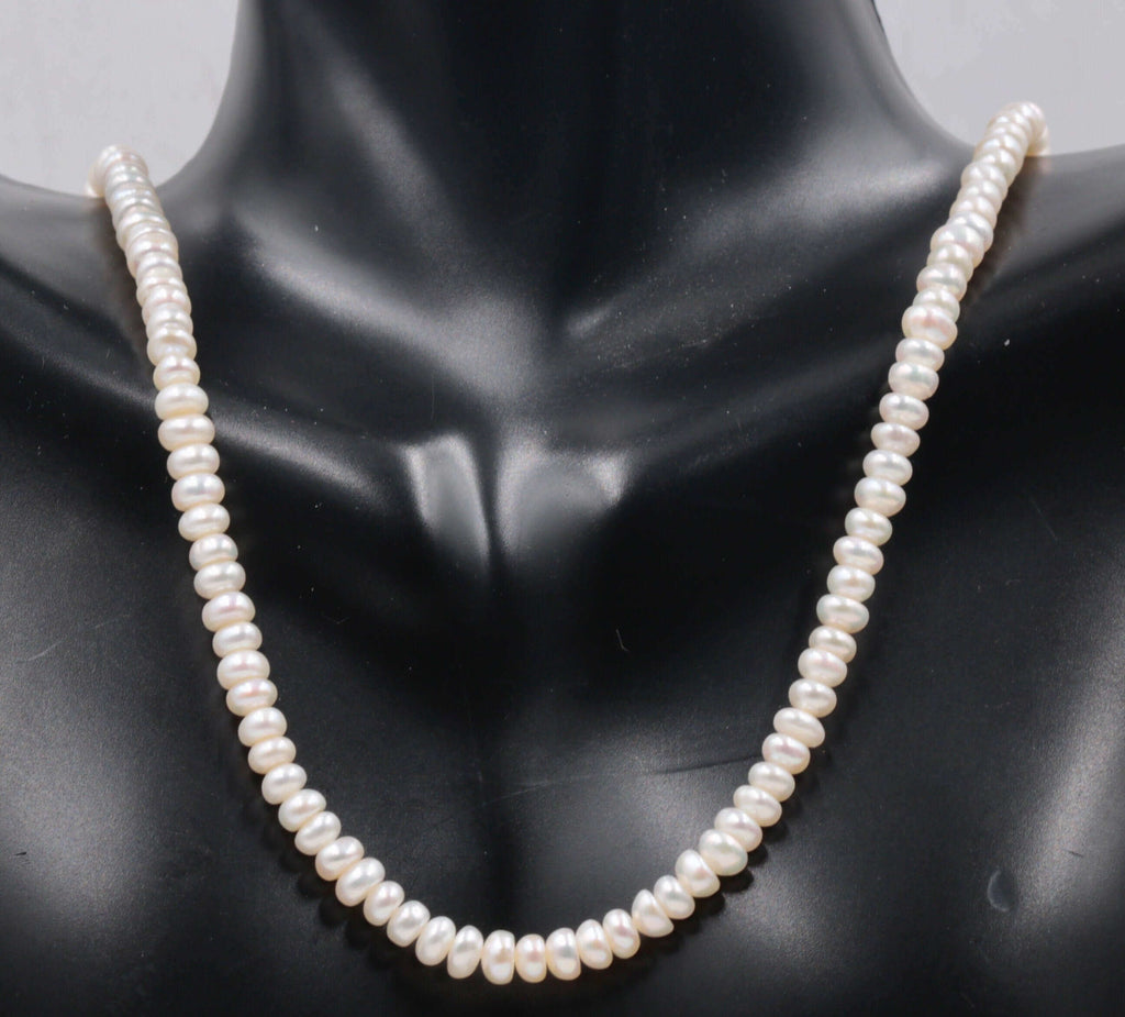 Fresh Water Pearl Necklace with Small Beads - Mother's Day Gift