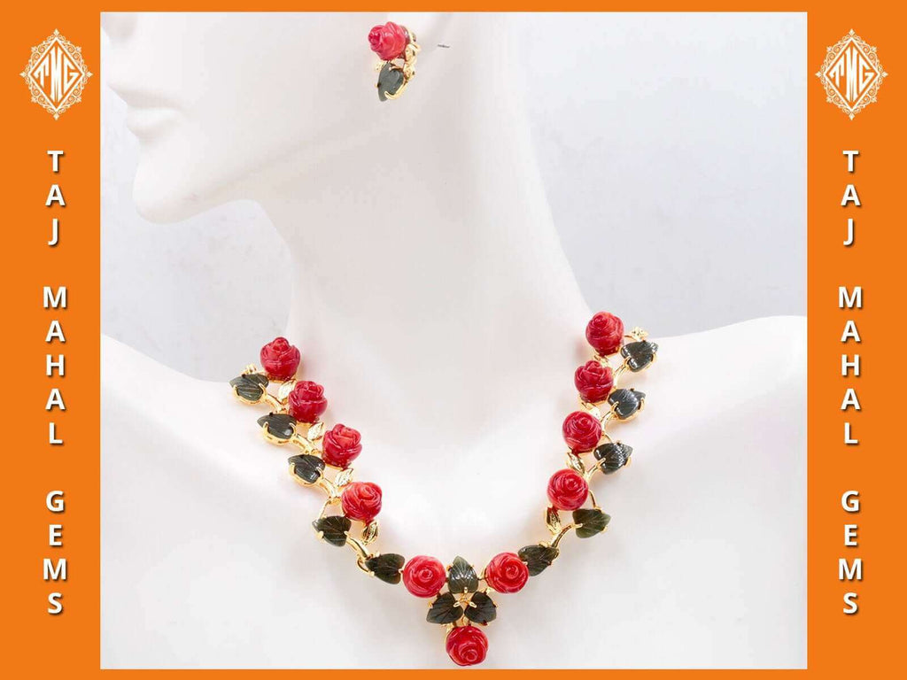 Italian Red Coral Strand: Carved Antique Beauty