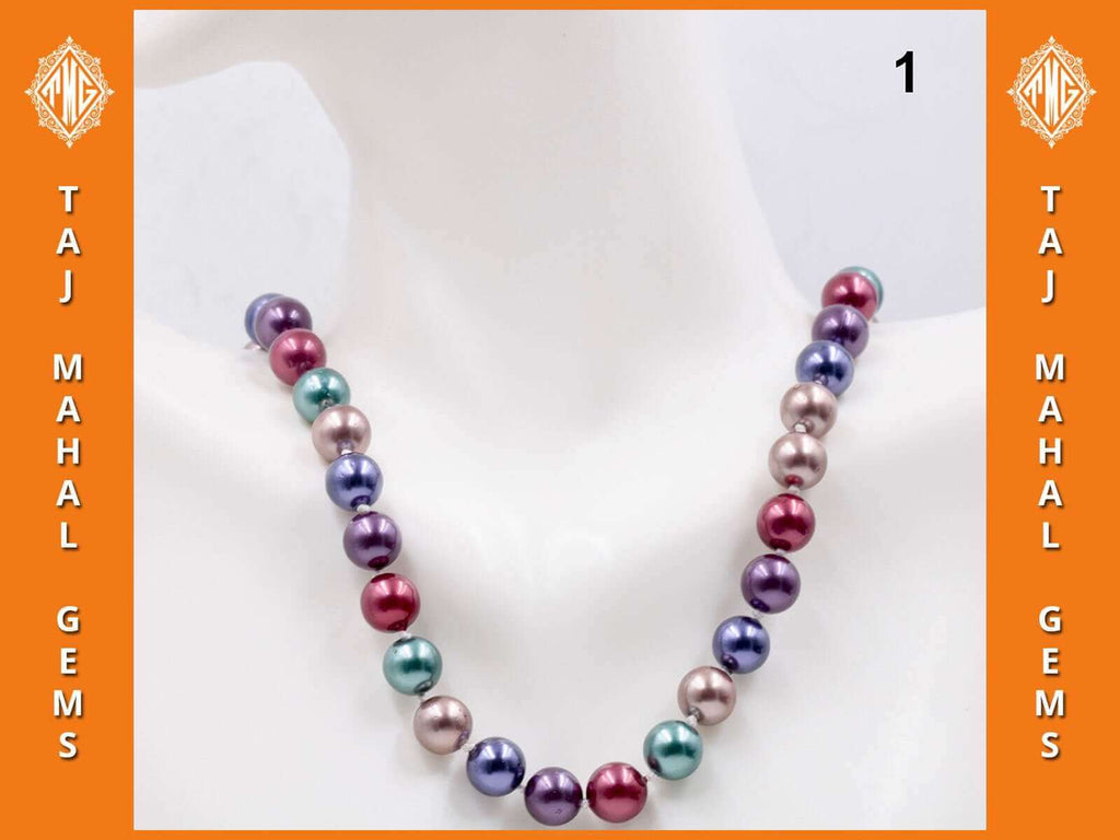 Large & Colorful Pearl Necklace