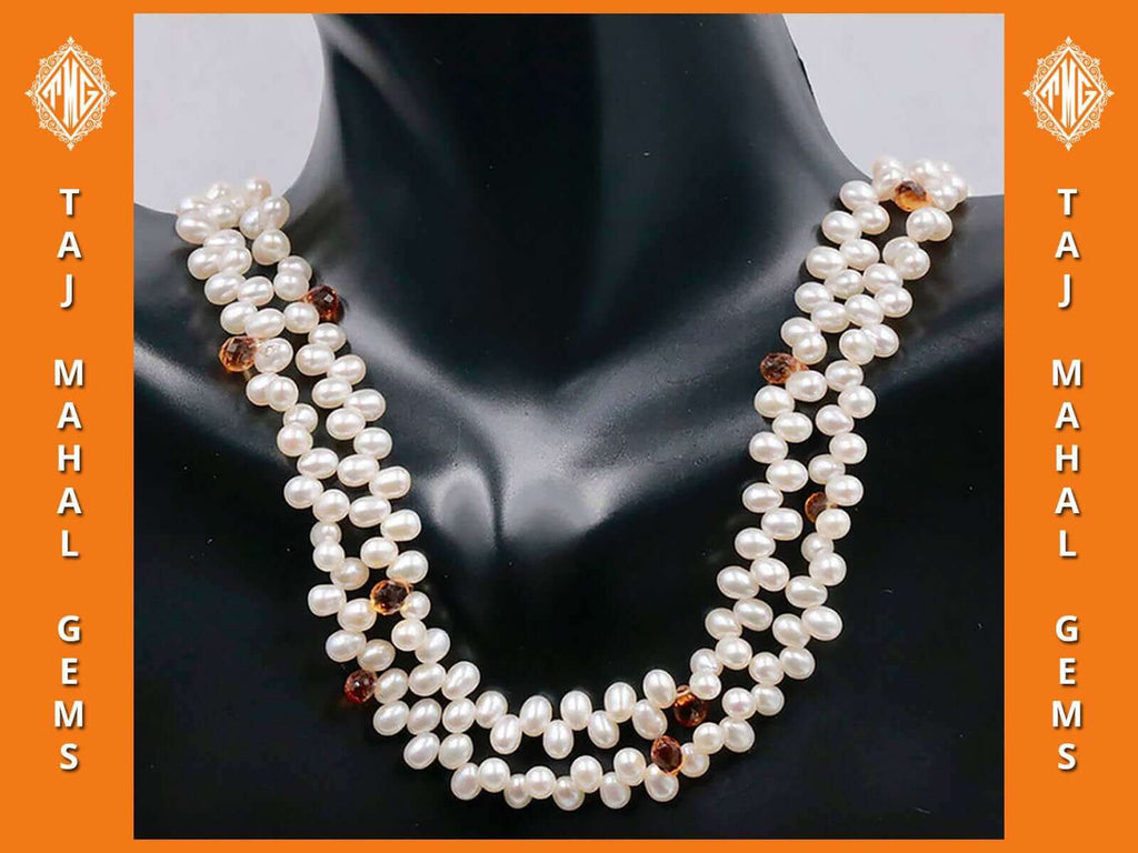 14K Gold & Pearl Necklace Design