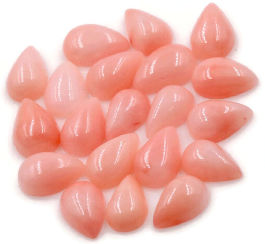 Natural Pink Coral Gemstone for DIY Jewelry Making