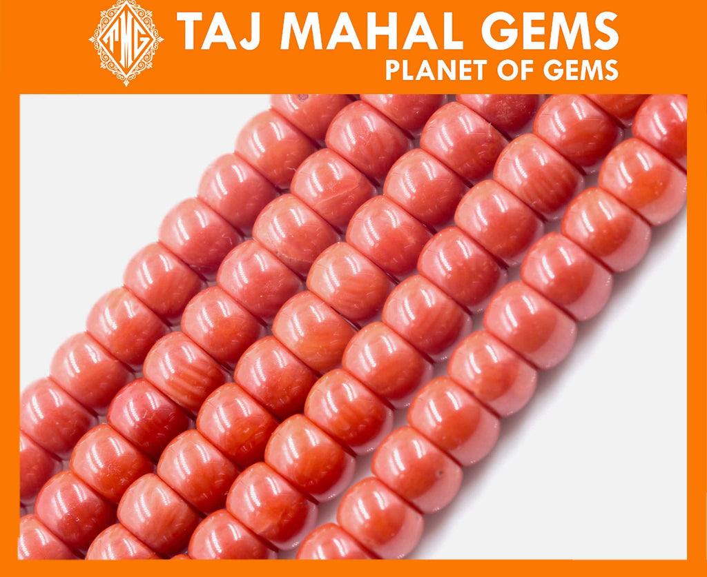 Natural Italian Red Coral Beads for DIY Jewelry Supplies