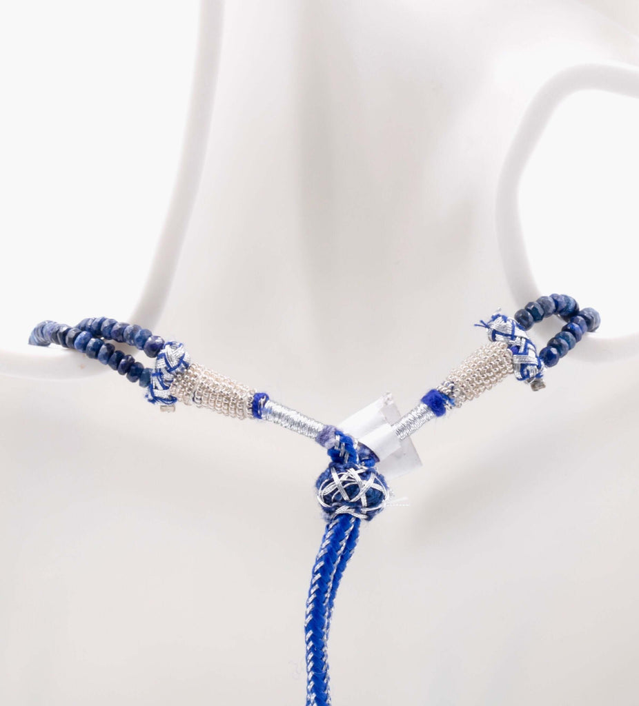 Sapphire Beads Necklace: September Birthstone Appeal