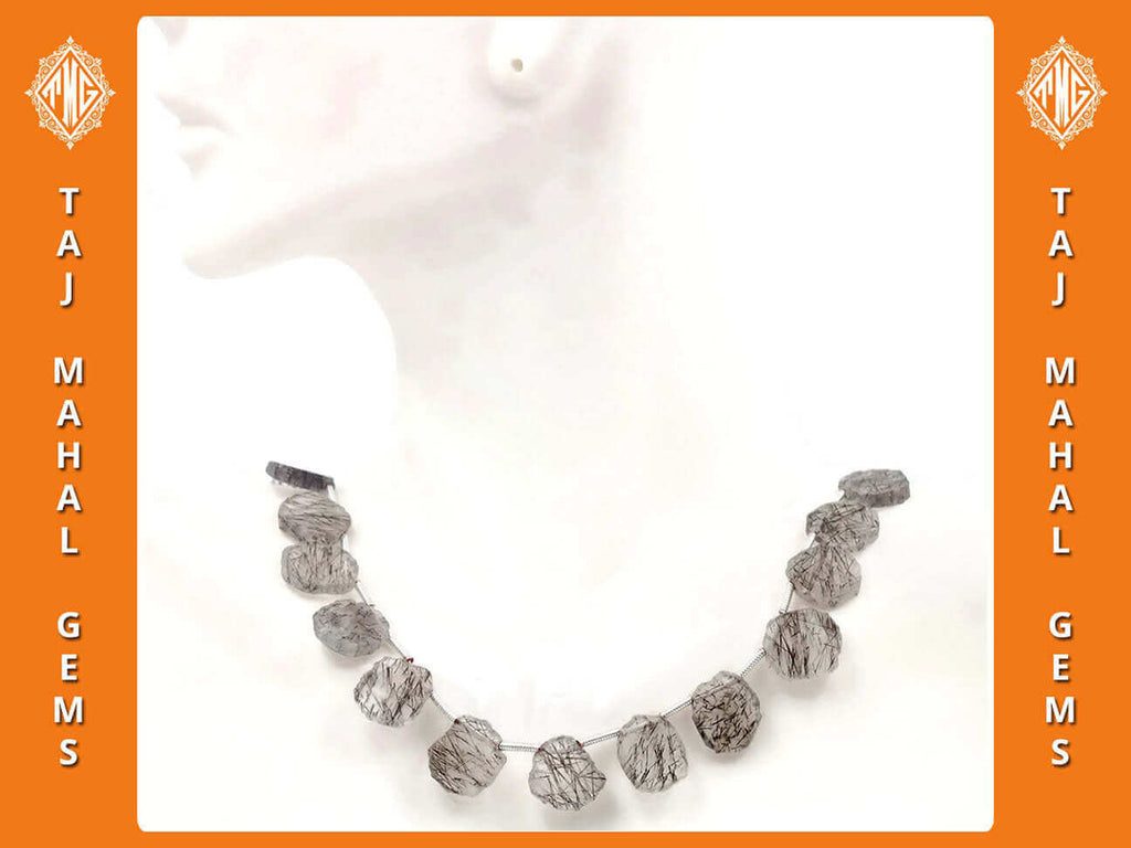 DIY Jewelry with Natural Black Rutile Quartz