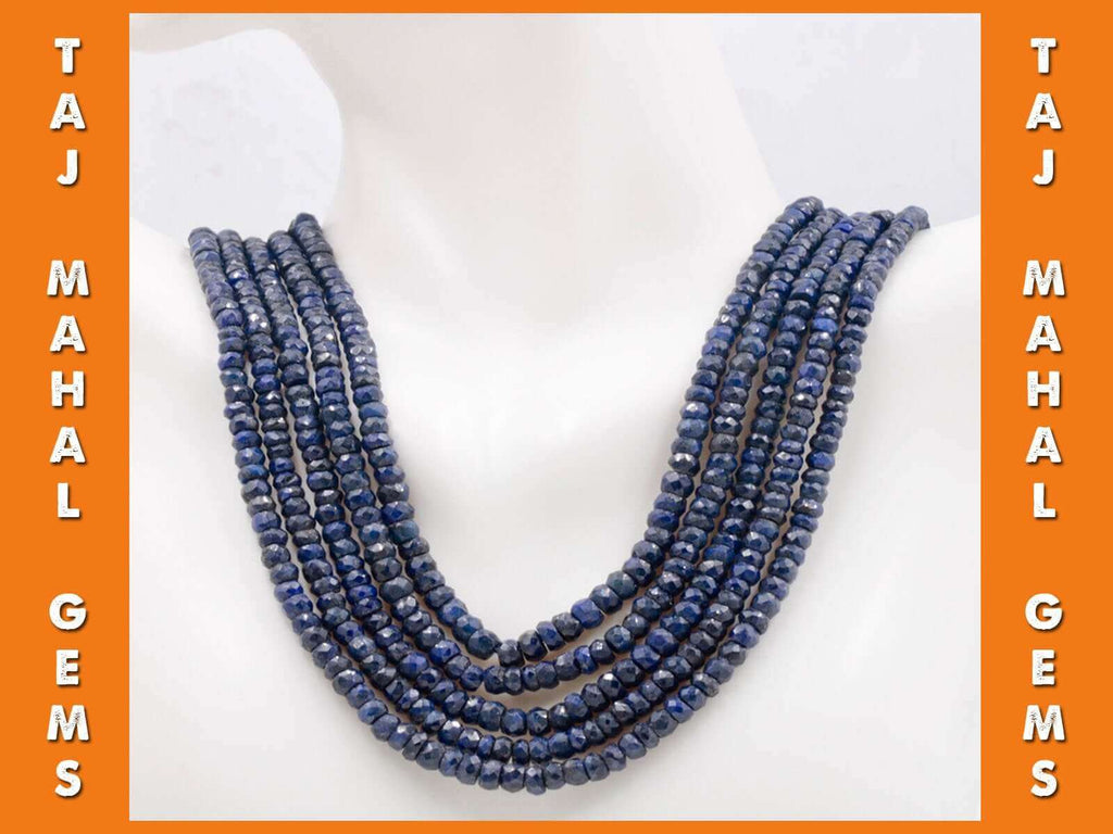Sapphire Layering Necklace: Natural Gemstone Beauty