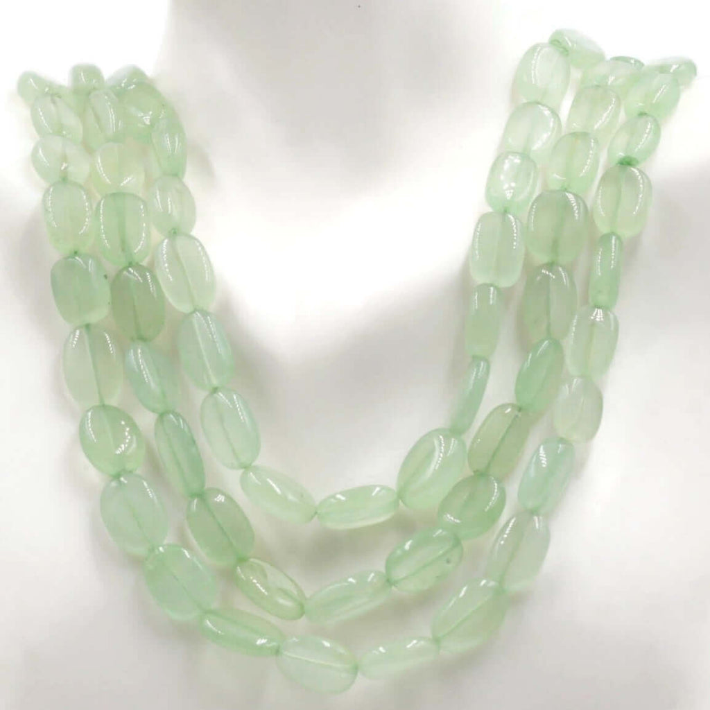 High Quality Handmade Emerald Beaded Necklace - Indian Jewlery