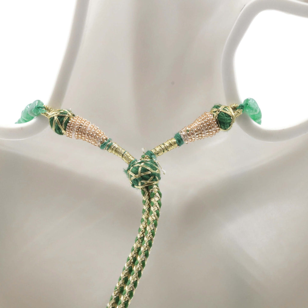 Authentic Indian Emerald Beaded Jewelry