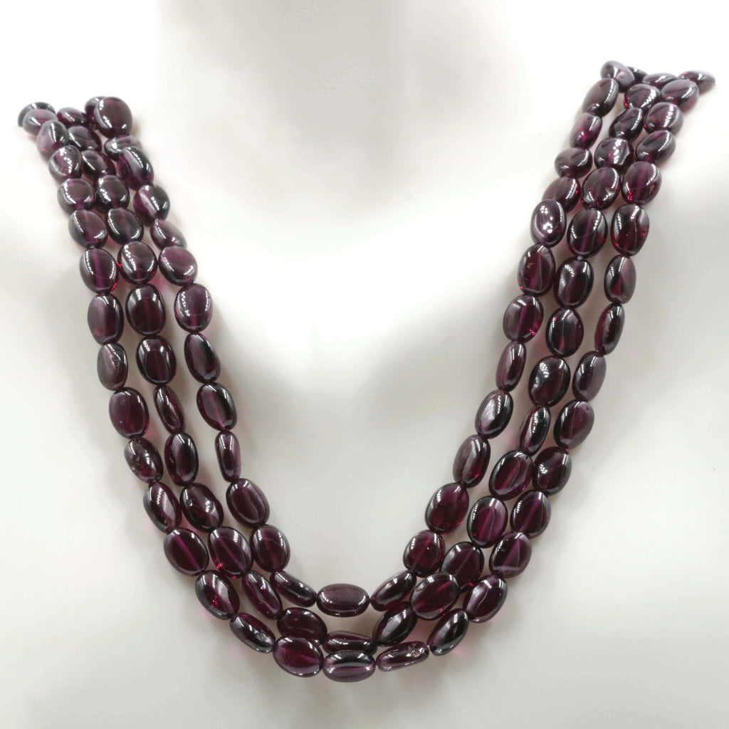 Multi Strand Beaded Gemstone Necklace: Exquisite Design