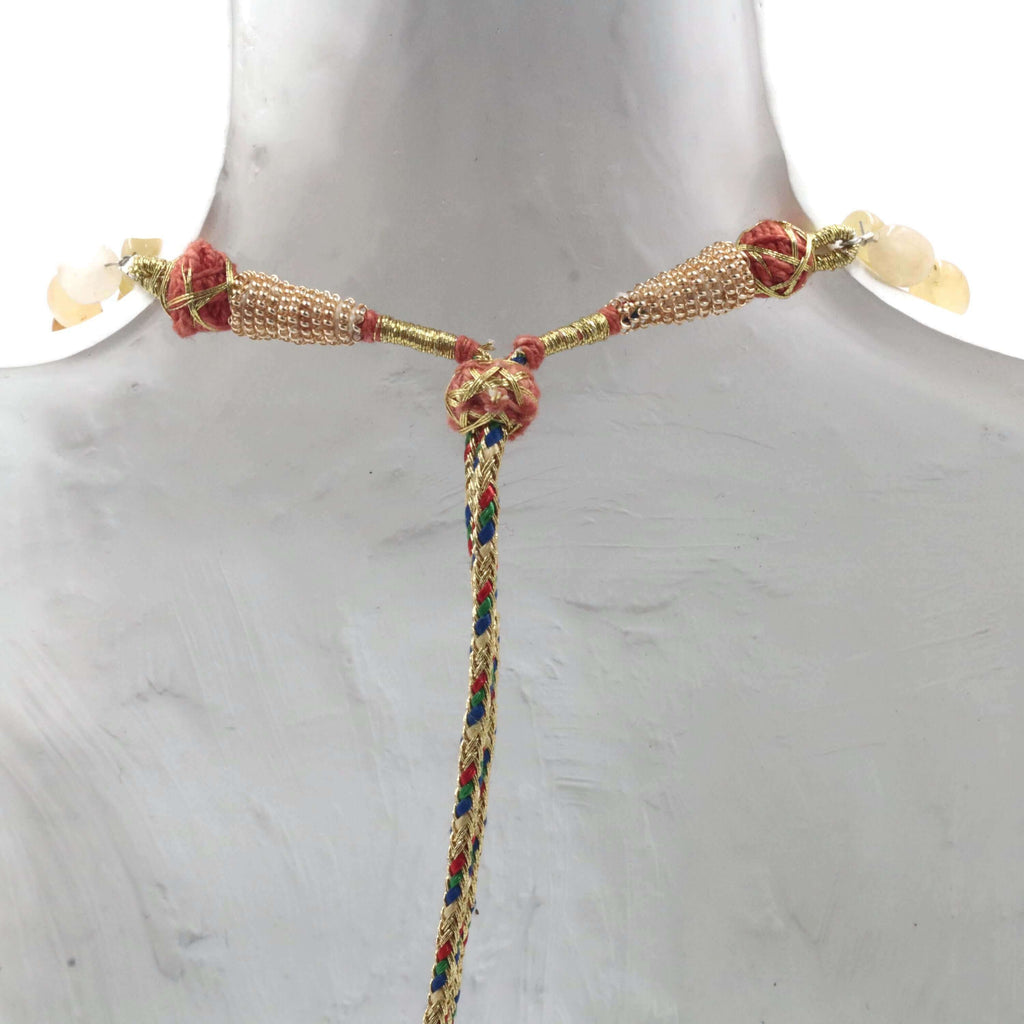 Sarafa Jewelry: Natural Sapphire, Emerald & Ruby Necklace