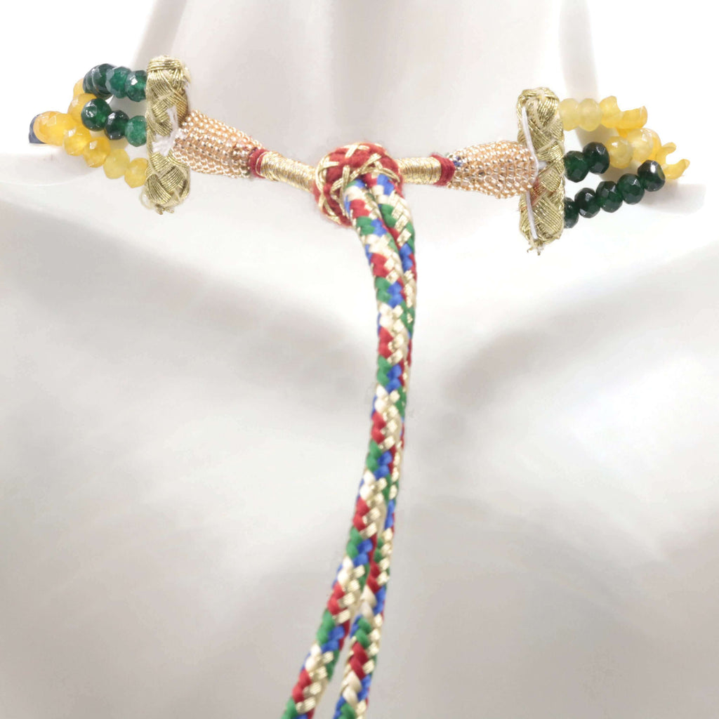 Natural Colorful Quartz Necklace with Multi Strands - Sarafa Jewelry